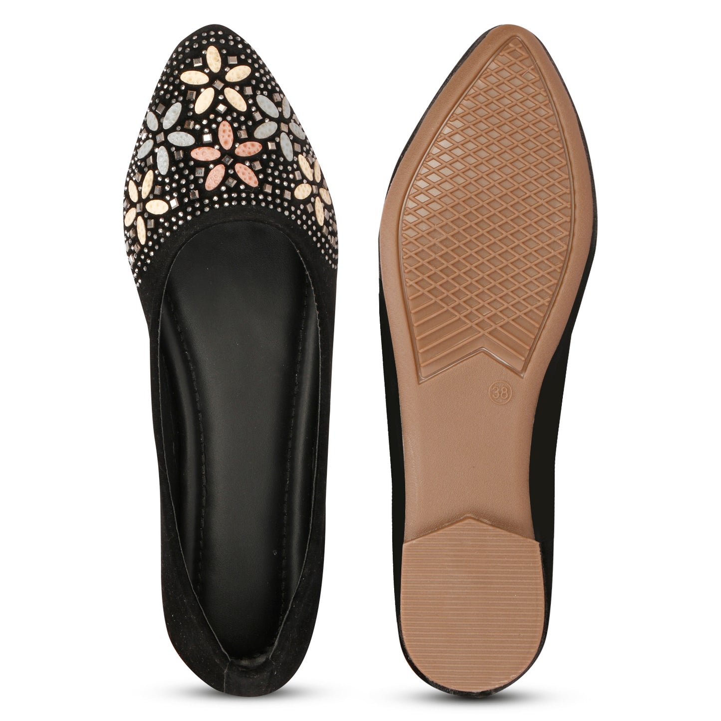 Sophisticated & Graceful Ballerinas With Siroski Design