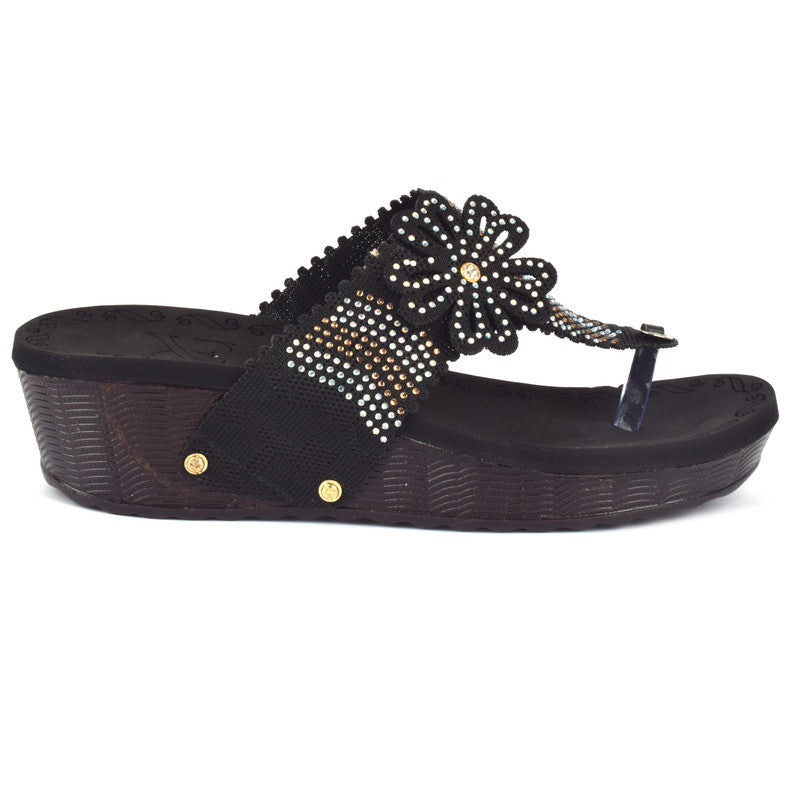 Stunning & Stylish Studded Comfortable Platform Slippers