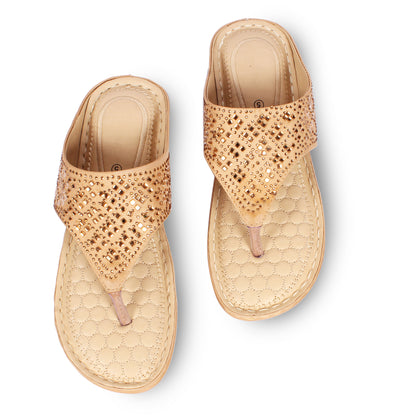 Chic & Graceful Siroski Design Stylish Comfortable Doctor Slippers