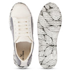 Modern & Eye-Catching Comfortable 100% Vegan Leather Sneakers