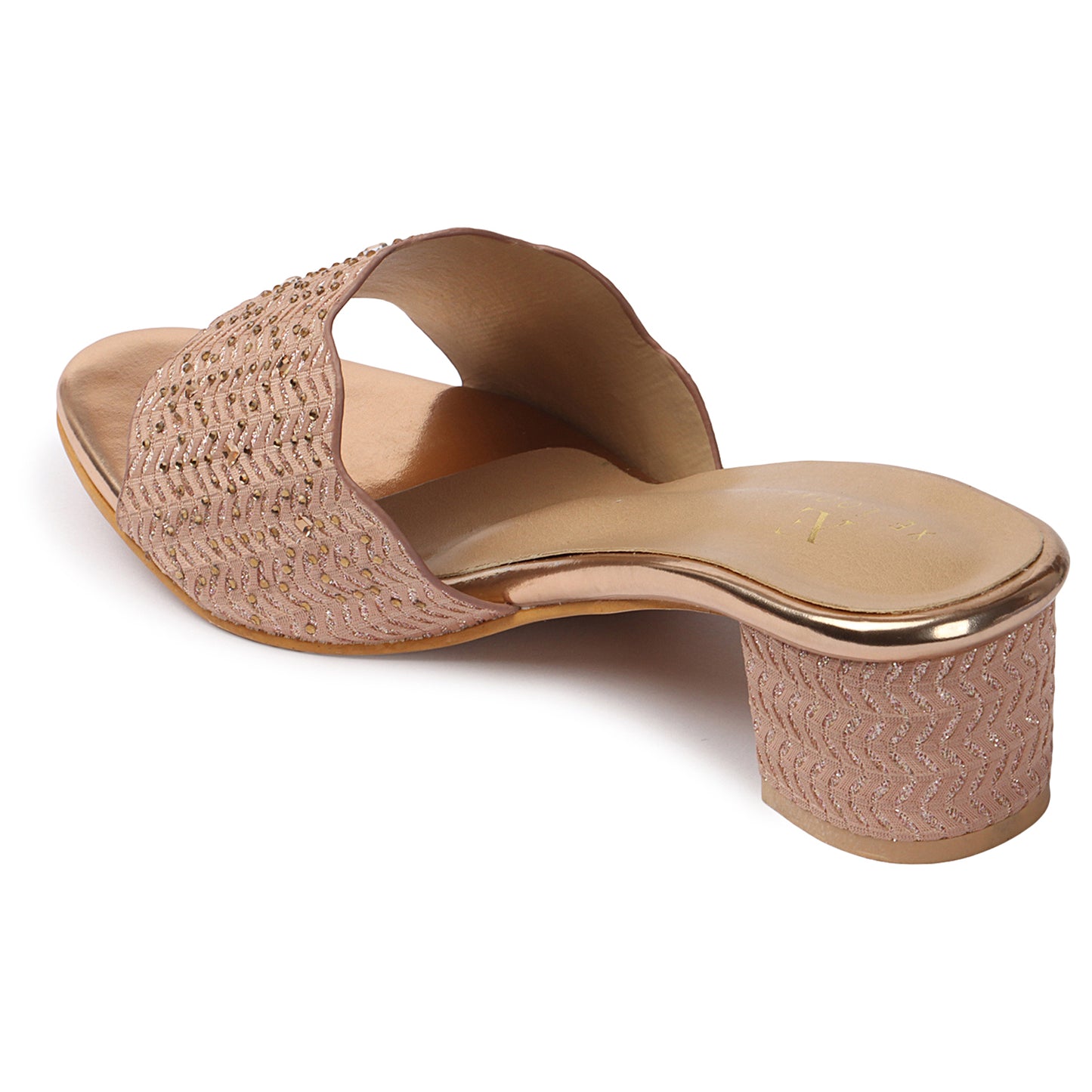 Glamorous & Graceful Comfortable Siroski Slippers With Heels