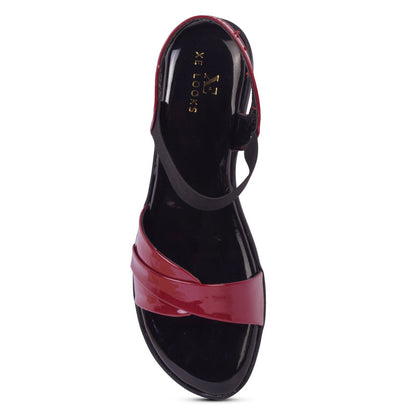 Trendy & Comfortable Patent Leather Sandals