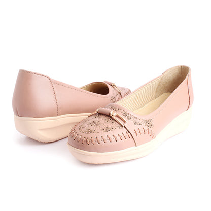 Comfortable & Alluring Buckle Design Flat Ballerinas