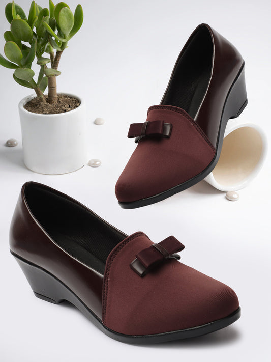 Graceful & Alluring Bow Design Comfortable Ballerinas