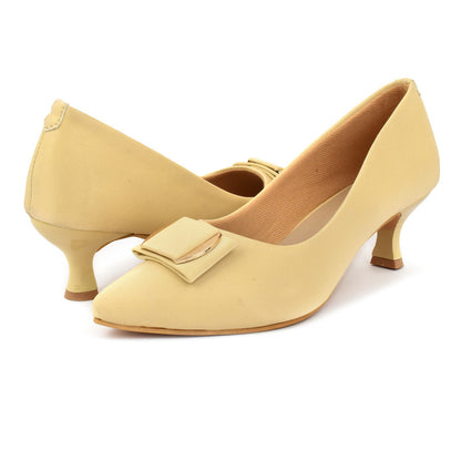 Classy & Eye-Catching Pencil Heel Ballerinas With Stylish Buckle