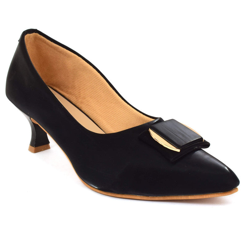 Classy & Eye-Catching Pencil Heel Ballerinas With Stylish Buckle