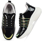 Shiny Design Chunky Sole Casual Sneakers