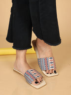 Chic Soft & Comfortable Casual Multicolor Printed Flats Slippers