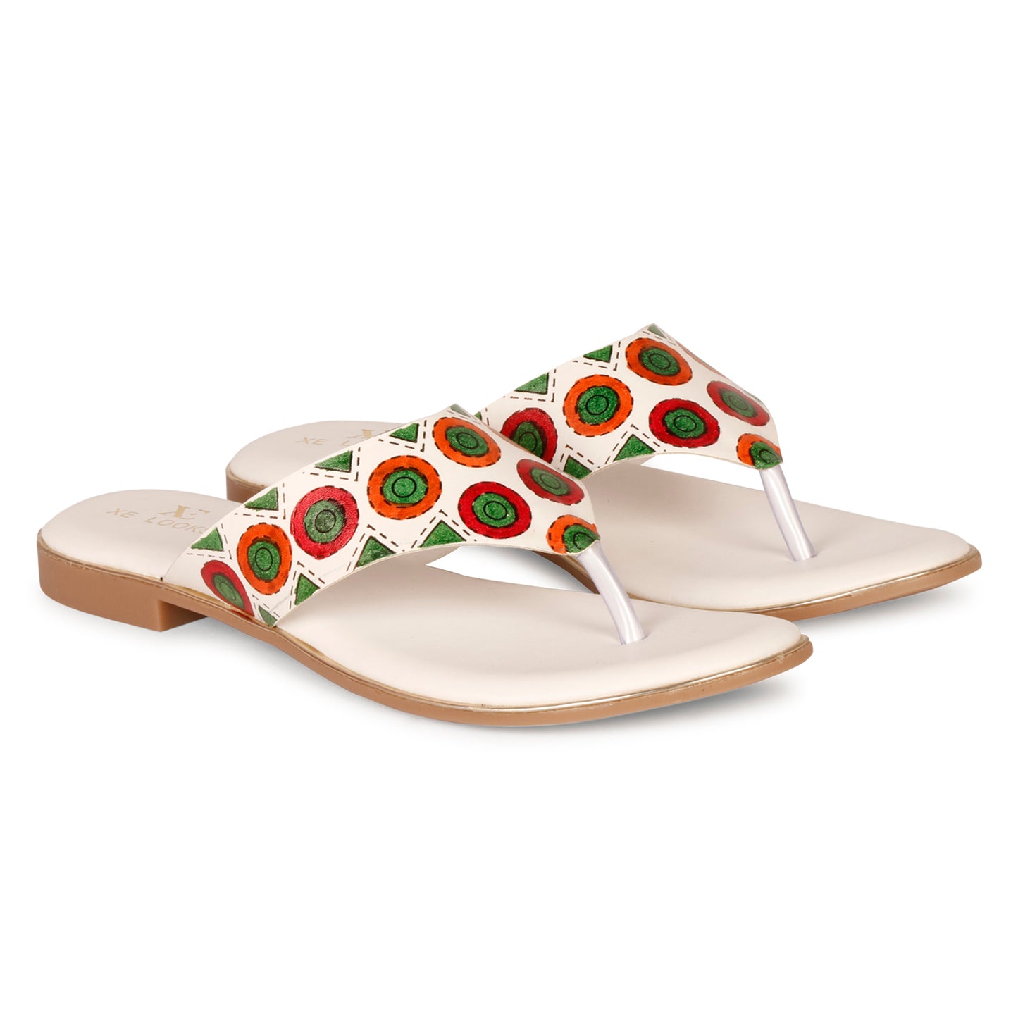 Elegant & Trendy Printed Fashionable Flat Slippers