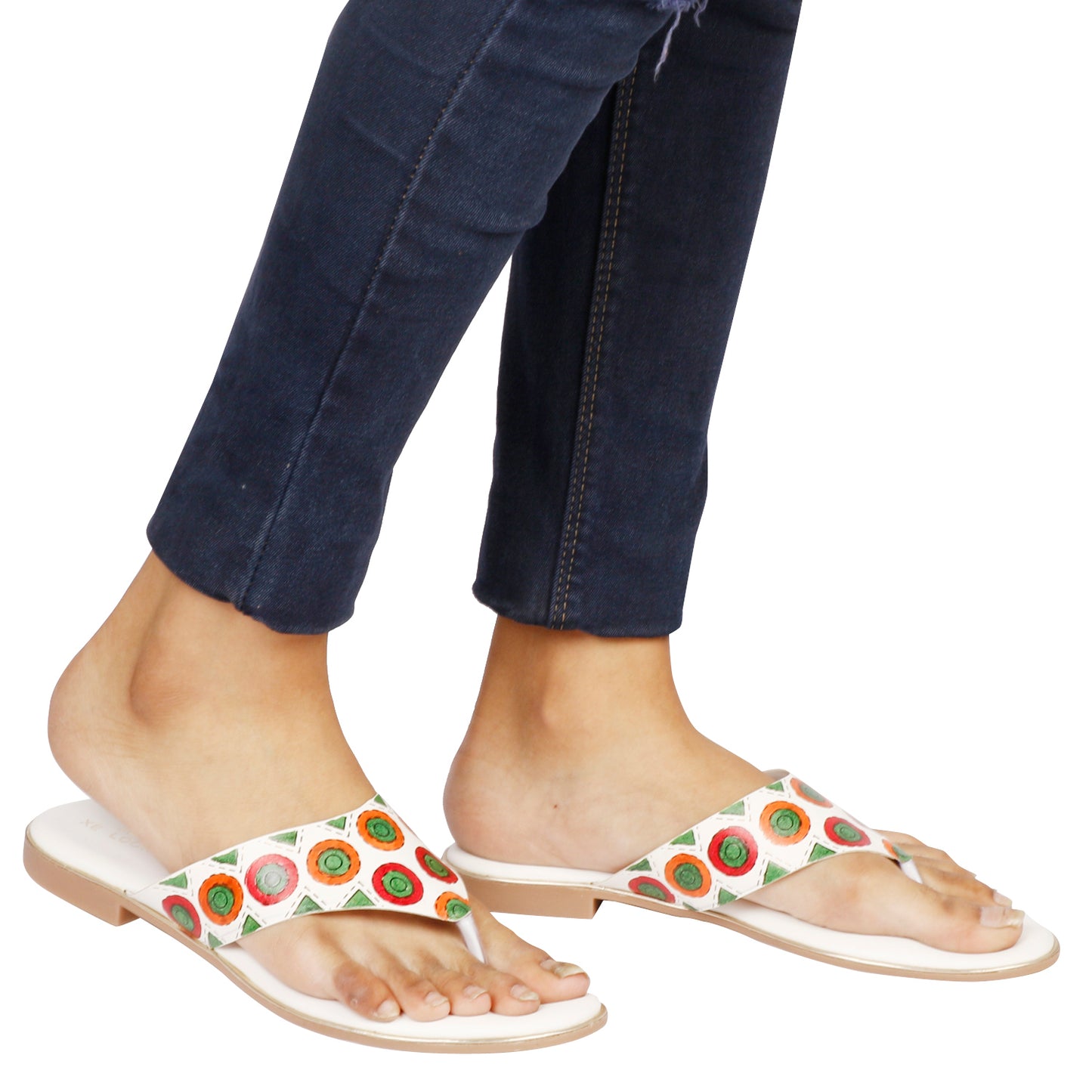 Elegant & Trendy Printed Fashionable Flat Slippers