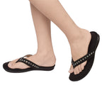 Graceful & Elegant Siroski Design Comfortable Doctor Slippers