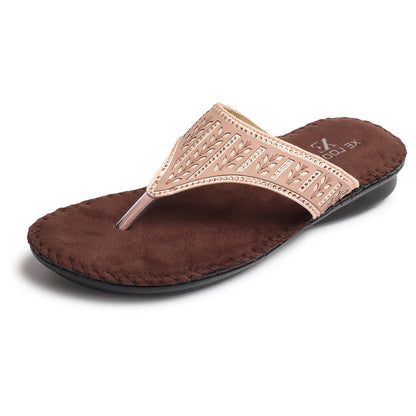 Graceful & Elegant Siroski Design Comfortable Flat Doctor Slippers