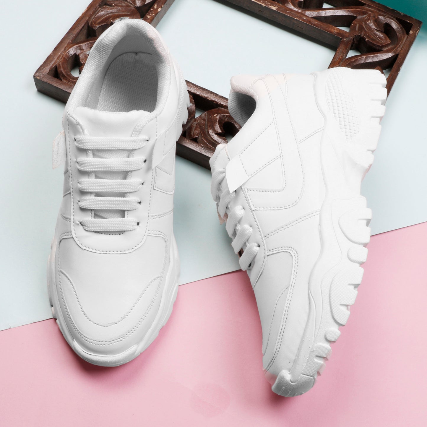 Hip & Modern 100% Vegan Leather Fashionable Sneakers